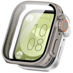 Huawei Watch Fit 4/Fit 4 Pro/Fit 3 Case PC Full Cover + Tempered Glass Hard Case For Huawei Watch FIT 4 Pro Casing Change to iWatch Ultra2 Smart Watch Accessories
