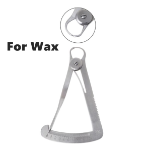 JUMTOP Dental Gauge Caliper Metal Wax Thickness Measurement Ruler Autoclavable Dentistry Tools