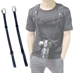 Stress-Relieving Reversible Quick-Release Shoulder Camera Backpack Strap