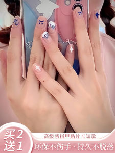 Autumn Winter New Handmade Nail Art Wearable False Nails Short Medium Long Finished Products Beauty Nail Stickers Manicure Tools