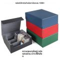 กล่องสําหรับ 1800 + การ์ด PU หนัง Commander การ์ดแม่เหล็กปิดผู้ถือบัตรเหมาะสําหรับ Magic การ์ดเกม. 