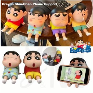Universal Crayon Shin-Chan Phone Holder Cute Doll Desktop Stand Ornaments Cartoon Decoration Phone Support