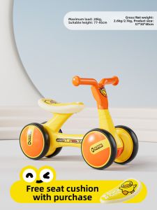B.Duck | Toddler Slide Ride Vehicle 4 Wheels
