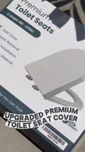Toilet Seat Cover / Quick Release / Silent Slow-Close / Durable Thick Sturdy