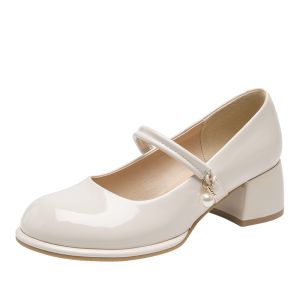 Agsdon | Rough Heel Lady Shoes