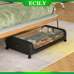 Ecily hộp xếp túi lưu trữ quần áo lót tủ quần áo hộp đựng gấp túi lưu trữ chống ẩm chống bụi tủ quần áo hộp giá lưu trữ chống trang phục dệt chống bụi dung tích lớn có bánh xe giá lưu trữ chống bụi chống bụi
