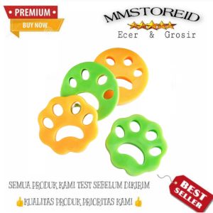 MM - Alat pembersih bulu hewan reusable untuk mesin cuci / silikon pembersih bulu hewan berulang pakai sikat pembersih bulu