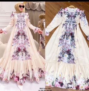 Bella dress katun bangkok
