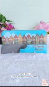 Belgia Dompet Landmark Souvenir Suvenir Oleh Oleh Mini Wallet Negara Dompet Panjang Pouch Mouse Pad Belgium
