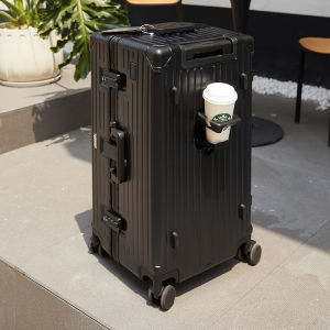 Aluminum Frame Luggage 30 Inch Multi-Functional Password Box Durable Pull Rod Box Student Luggage 20 Inch Boarding Box for Men And Women