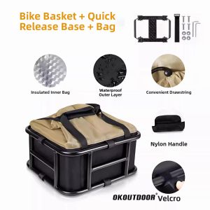 OKOutdoor | Electric Bike Basket Insulated Hand-carry Detachable