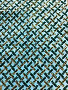 Vải Cotton Sáp Thật In Họa Tiết Vàng Và Bột Ngọc Trai Dùng Để May Quần Áo Và Váy Tự Làm 100% Cotton Rộng 116-118cm Dài 6 Thước.