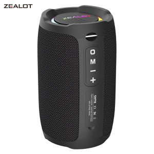 ลำโพงบลูทูธพกพา Zealot S49 เสียงสเตอริโอ 360 องศา 20 วัตต์ กันน้ำระดับ IPX6 ไร้สาย บลูทูธ 5.2 ระบบเสียงสเตอริโอไร้สายแท้