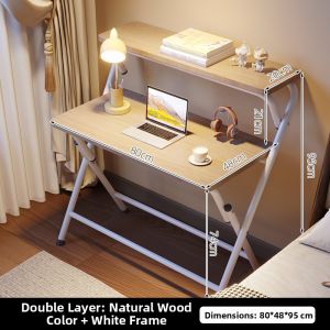 Foldable Bedside Computer Study Office Table