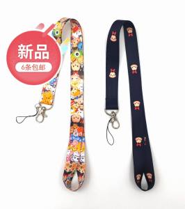 ยาว การ์ตูน อะนิเมะโทรศัพท์มือถือทํางาน Id ผู้ถือบัตรกล้อง สายคล้อง คอเชือกเส้นเล็กอุปกรณ์เสริมดิจิตอลโทรศัพท์จี้โซ่