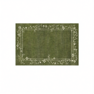YUNHAOBUYI | No-wash Retro Carpet Green