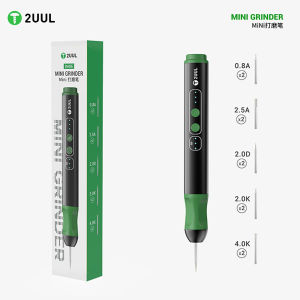 2UUL DA86 Mini Grinding Pen Set with 10 Grinding Heads for Mobile Phone Motherboard PCB Chip CPU Component Repair Grinding Tool