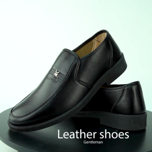 Mens Formal Shoes Business & Casual Soft Leather Black Size 39-44