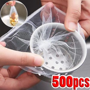 500pcs Kitchen Sink Pool Fine Mesh Filter Strainer / Bathroom Floor Garbage Drain Anti-Block Leak Net Cage / Disposable Sink Filter Kitchen Sewer Net / Kitchen Sink Filter Mesh