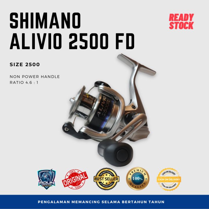 reel shimano alivio 2500 fd Japanese Fishing Reel: Buy Online at Best Price in UAE maintaining the reels responsive feel Jual REEL SHIMANO ALIVIO |