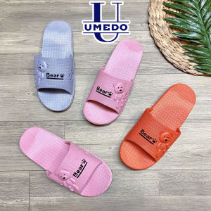 Dép quai ngang đi họa tiết gấu dễ thương chất liệu mềm nhẹ sử dụng đi trong nhà/văn phòng UMEDO - TT408