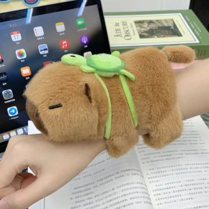 Capybara Plush Toy Wristband Slap Doll Stuffed Animal PP Cotton Filled Universal Gender Toy for Ages 4 And above from China
