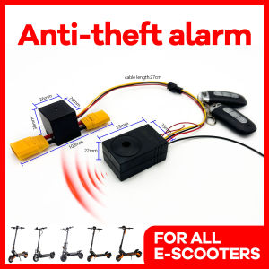Universal Hidden Anti-theft Alarm Suitable for Electric Scooters Bicycles Power Outage Protection with Relay Remote Control