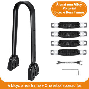 NEWBOLER Aeropack Aluminium Alloy Bicycle Luggage Carrier Passcode Lock Bike Bag Bikepacking For MTB And Gravel Bike Rack Shelf
