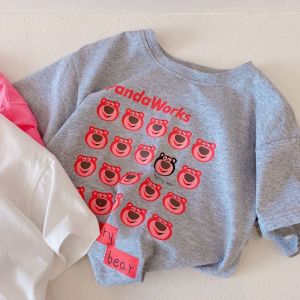 [PRINCESS KESLI] 1-10 Tahun Baju Tshirt Pakaian Anak-anak Gaya Korea Lengan Pendek Musim Panas Anak Laki-laki dan Perempuan Kaus Atasan Bayi