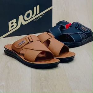 [🥇ของแท้100%🚚ส่งเร็ว🔢เบอร์39-44] BAOJI รองเท้าแตะหนังชาย รองเท้าสวมหนังชาย ลำลองหนังชาย รุ่น PM101 หนังนูม เบา สบายเท้า