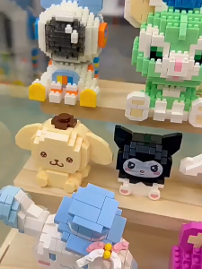 Đồ Chơi Lắp Ráp Mini Hình Chậu Hoa/Thú Cưng/Sanrio – Set Xếp Hình Cute LILA LARA26