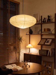 WIMIW | Japanese Wabi Sabi Designer Decorative LED Chandelier for Restaurant Bedroom Shop
