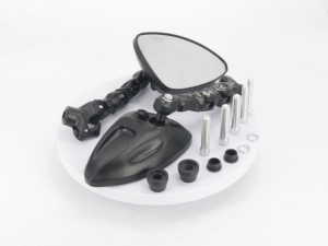 Eagle Jet Rearview Mirror Wide-Angle Anti-Glare Foldable Shock-Absorbing High-Definition Large Mirror for Electric Motor