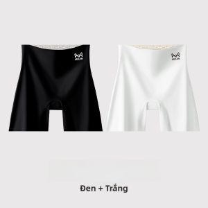 MiiOW | Quần an toàn Ice Silk không để lại dấu vết cho nữ cạp cao mùa hè mỏng quần lót ba trong một quần đùi ngắn lưng cao