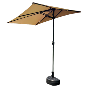 TMCG | Half Canopy Sunshade Umbrella for Outdoor and Commercial Use