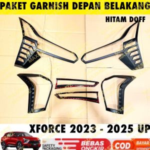 Paket Garnish Depan Belakang Xforce 2023 2024 2025 2026 2027 up Hitam Doff