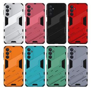 ชุดเกราะขาตั้งเคสกันกระแทกพลาสติกแข็งสำหรับ iPhone 12 13 14 15 Pro Max 12 13 Mini 14 15 Plus เคสป้องกันเต็มรูปแบบ