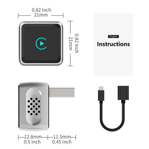 Kowankit 2026 Wireless CarPlay Adapter Android Auto 2 in 1 USB Plug & Play Car Dongle For Toyota Nissan Honda Ford Benz VW