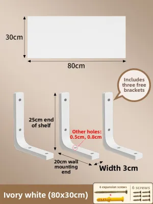 SUOBAI | Wall Shelf Storage Bookshelf Kitchen Shelf