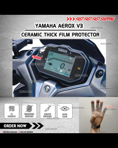 Yamaha Aerox V3 Clear Ceramic Screen Guard – Thick Type Anti-Scratch Protection