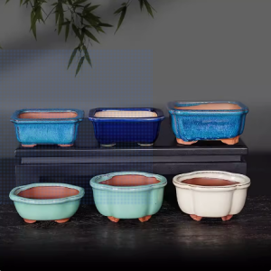 Yixing Purple Sand Ceramic Stoneware Money Calamus Pots Succulent Bonsai Bonsai Pots 8-9cm