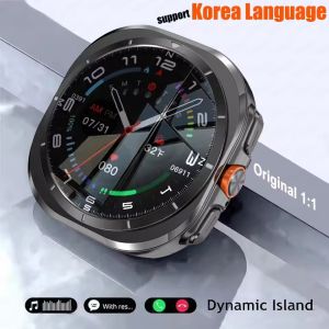New Watch 7 Ultra Smart Watch 2025 Support Korean GPS Compass NFC Outdoor Sports AMOLED Bluetooth Call Watch7 Upgrade Smartwatch