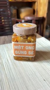 Gừng sẻ Huế ngâm mật ong rừng hỗ trợ giảm ho tăng đề kháng tiêu hóa tốt đóng hủ thủy tinh 700 gram
