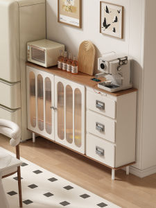 DMX | Thin Luxury Creamy Style Living Room Sideboard