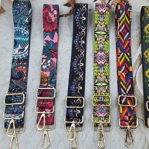Fashionable and minimalist printed shoulder strap adjustable and replaceable bag strap portable luggage accessories