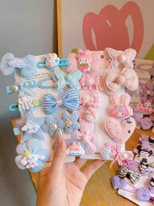 Jepit Rambut Anak Set Isi 10pcs Jepitan Anak Motif Bunga
