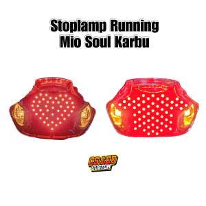 Stoplamp Running Mio Soul Karbu 11 Mode Wajib DC