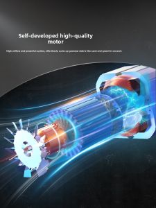 Erlite High-Suction Car Wash Shop Professional Cleaning Vacuum Cleaner Small Size Powerful Home Use Sealant Cleaning Machine