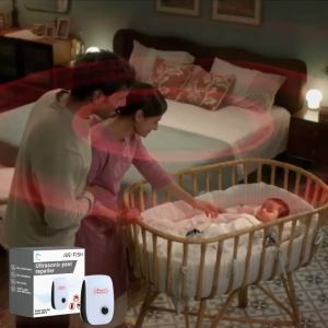 Jue-Fish Insect Repellent Mosquito Repellent Household Mosquito Repellent Cockroach Repellent Plug-In Smart Night Light 1pc