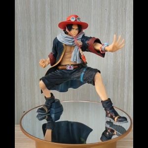 Action Figure ONE PIECE : PORTGAS D ACE - Miniatur Pajangan Mainan Luffy Topper Kue
